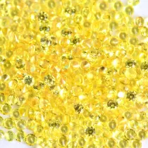 natural round yellow sapphire 2