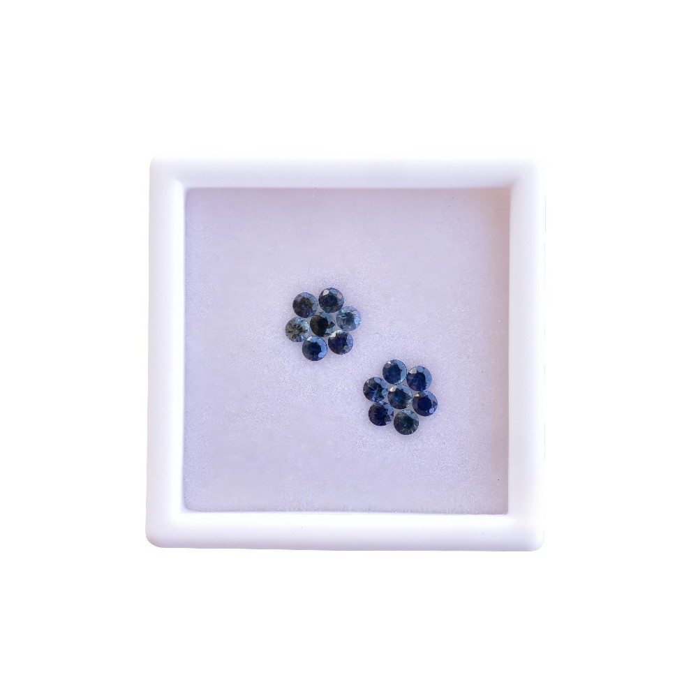 Sapphire earrings set