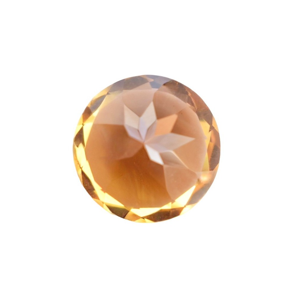 citrin galben rotund 3 mm