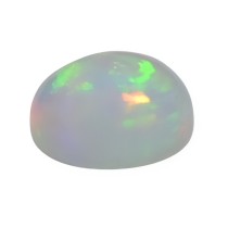 oval white opal for jewelry