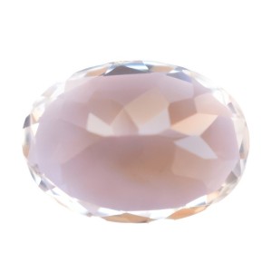 oval white topaz for ring