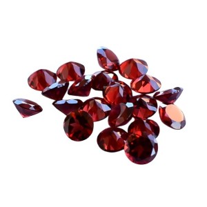 Semiprecious Stones - Burgundy Red Garnet for jewelry