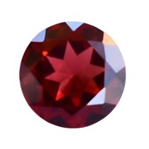 red burgundy round garnet 3 mm 2