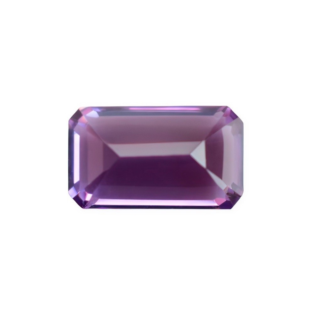 amethyst baguette 10x6 mm for pendant or ring