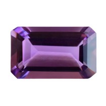 purple violet rectangle amethyst for jewelry