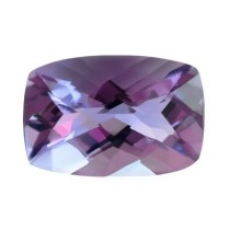 purple amethyst with chess board faceting for rings