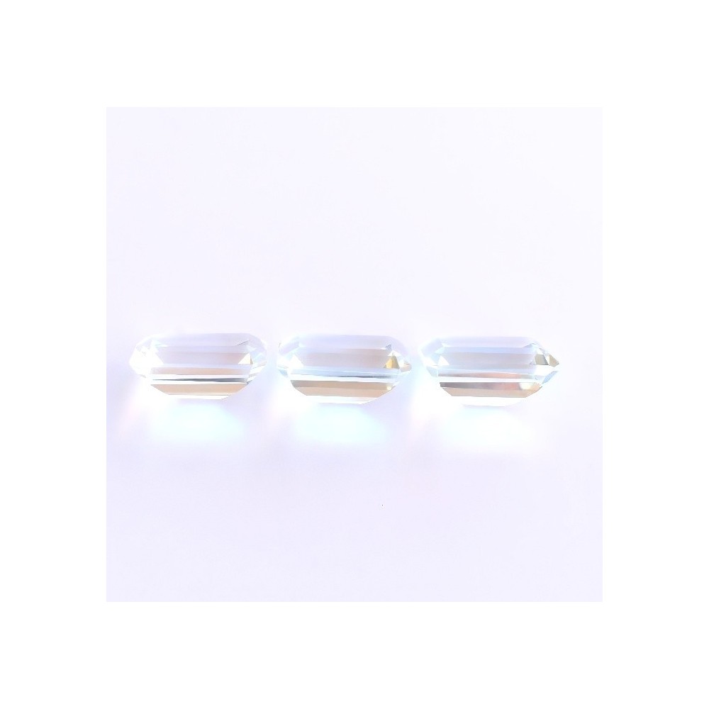 pietre semipretioase naturale topaz alb dreptunghi pentru bijuterii