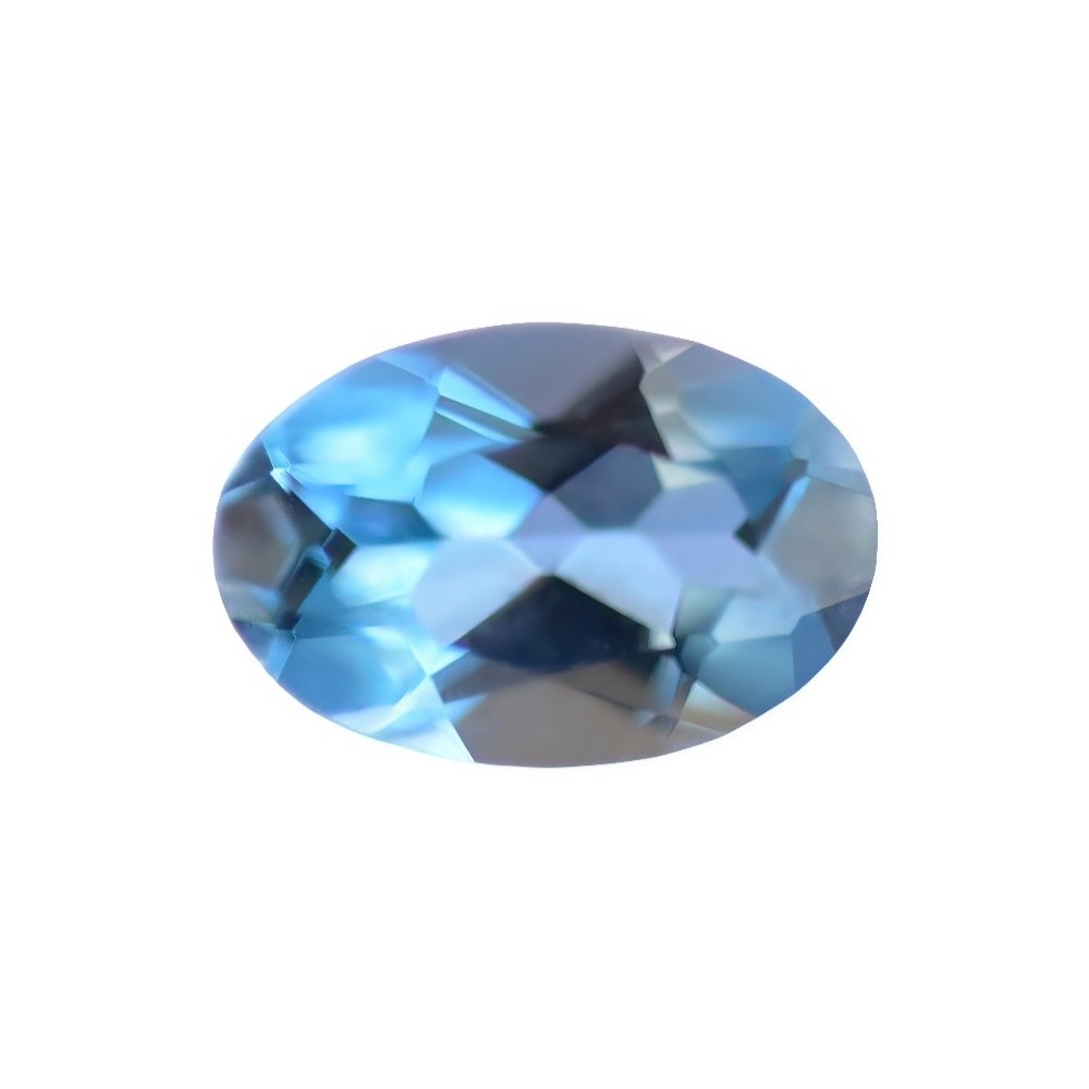 topaz swiss albastru oval pentru inele