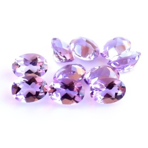 amethyst purple oval semiprecious stones for jewelry