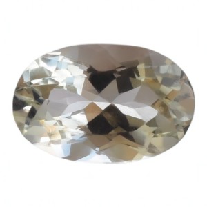 Oval green amethyst for rings and pendants
