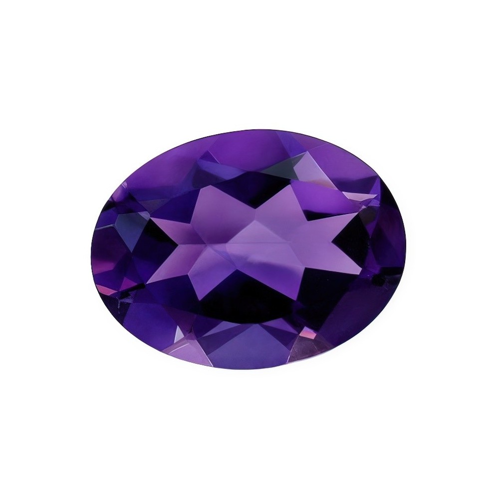 ametist violet oval