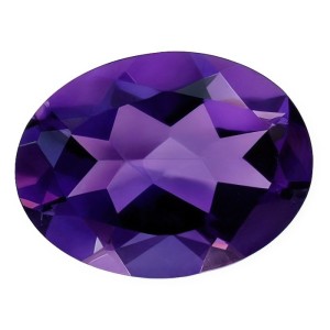 ametist violet oval