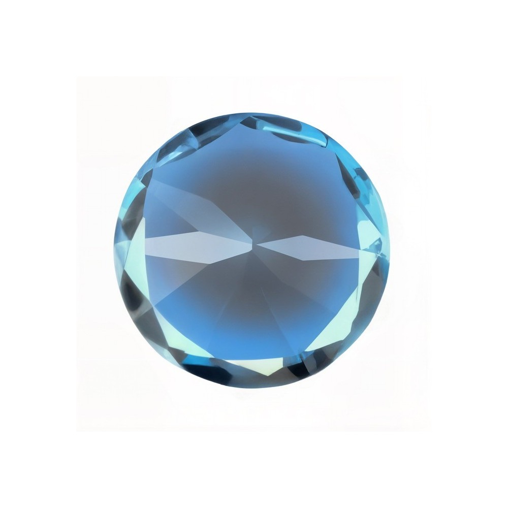round blue topaz for jewelry