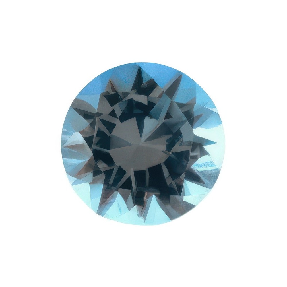 round blue topaz for jewelry