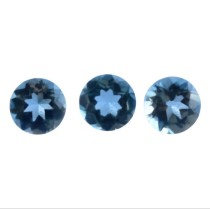 round blue topaz