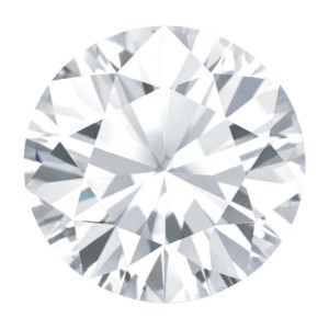 Topaz Alb rotund