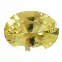 Crisoberil galben verde oval