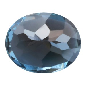oval blue topaz