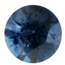 round blue sapphire